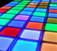 Image of LED Dynamic Illumination Dance Floor, Square